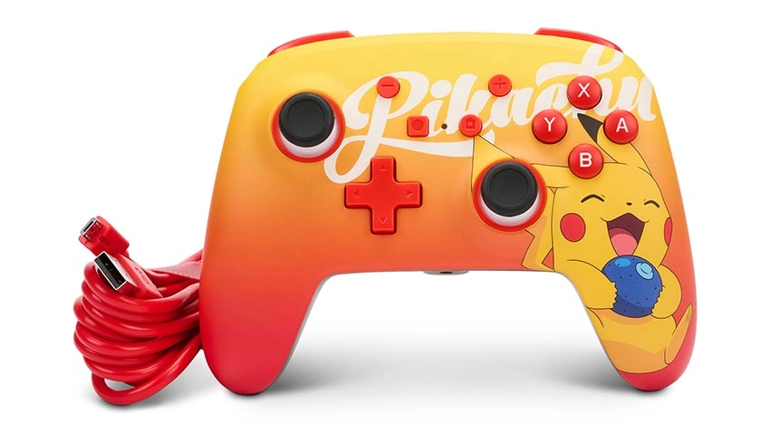 دسته بازی PowerA Enhanced Oran Berry Pikachu برای Nintendo Switch